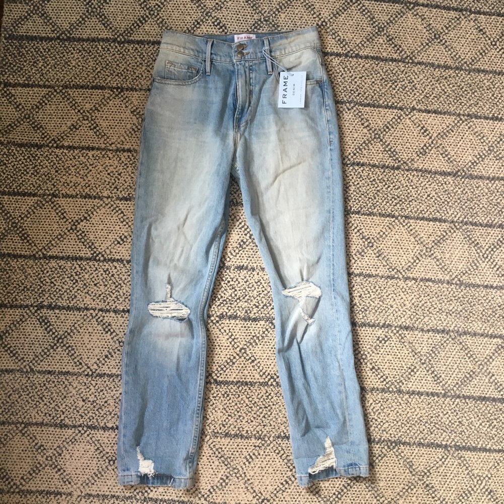 FRAME denim le sylvie slender straight jeans sz 26